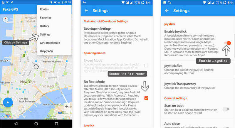 AndroidのGPSフェークアプリでポケモンGoを偽装する