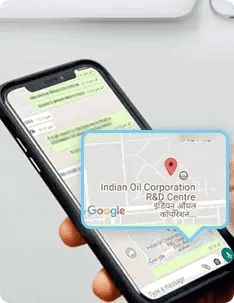 ソーシャルアプリ上の偽の場所